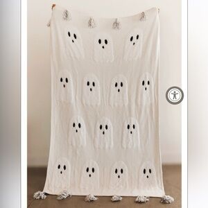 Ghost reversible Staykation blanket by Krista Horton